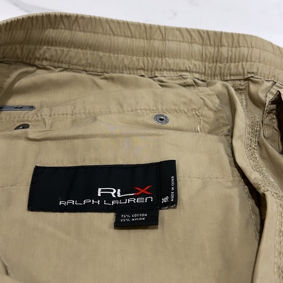 Polo Ralph Lauren RLX Tapered Cargo Drawstring Pants Paratrooper size medium - Picture 4 of 7